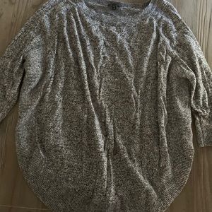 Express Gray Crew Neck Sweater